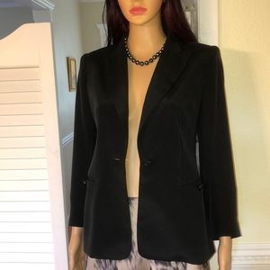 Black Jacket Silk.  Purchased Bloomingdales.